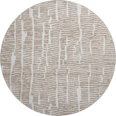 Premium Machine Washable Mayfield AMF830 Brown 8' x 8' Round Rug