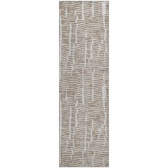 Premium Machine Washable Mayfield AMF830 Brown 2'3" x 7'6" Runner Rug