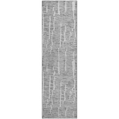Premium Machine Washable Mayfield AMF830 Gray 2'3" x 7'6" Runner Rug