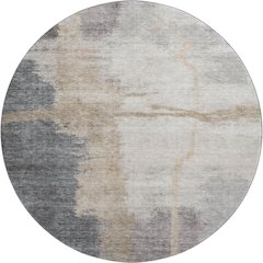 Premium Machine Washable Mayfield AMF831 Gray 8' x 8' Round Rug