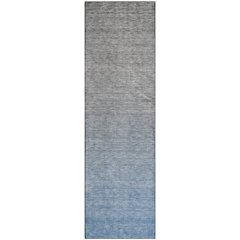 Premium Machine Washable Mayfield AMF833 Blue 2'3" x 7'6" Runner Rug
