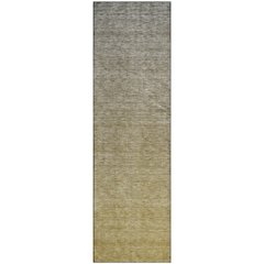 Premium Machine Washable Mayfield AMF833 Gold 2'3" x 7'6" Runner Rug