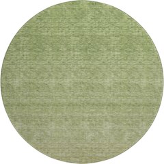 Premium Machine Washable Mayfield AMF833 Green 8' x 8' Round Rug