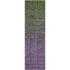 Premium Machine Washable Mayfield AMF833 Purple 2'3" x 7'6" Runner Rug