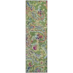 Premium Machine Washable Mayfield AMF834 Fern 2'3" x 7'6" Runner Rug