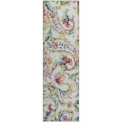 Premium Machine Washable Mayfield AMF834 Ivory 2'3" x 7'6" Runner Rug
