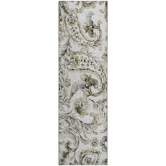 Premium Machine Washable Mayfield AMF835 Brown 2'3" x 7'6" Runner Rug