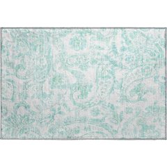 Premium Machine Washable Mayfield AMF835 Turquoise 1'8" x 2'6" Rug