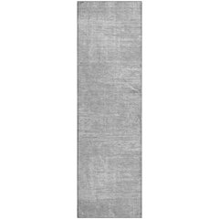 Premium Machine Washable Mayfield AMF839 Silver 2'3" x 7'6" Runner Rug