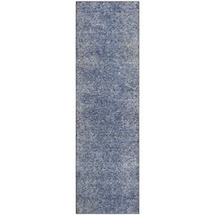 Premium Machine Washable Mayfield AMF840 Blue 2'3" x 7'6" Runner Rug