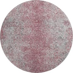 Premium Machine Washable Mayfield AMF840 Merlot 8' x 8' Round Rug
