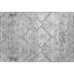 Premium Machine Washable Mayfield AMF841 Gray 1'8" x 2'6" Rug