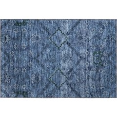 Premium Machine Washable Mayfield AMF842 Navy 1'8" x 2'6" Rug