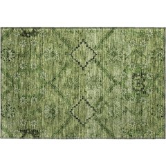 Premium Machine Washable Mayfield AMF842 Olive 1'8" x 2'6" Rug