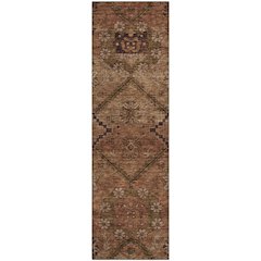 Premium Machine Washable Mayfield AMF842 Paprika 2'3" x 7'6" Runner Rug