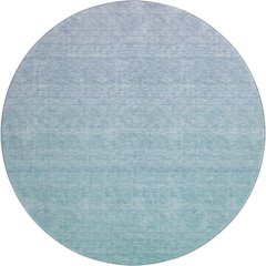 Premium Machine Washable Mayfield AMF845 Sky 8' x 8' Round Rug