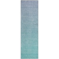 Premium Machine Washable Mayfield AMF845 Sky 2'3" x 7'6" Runner Rug