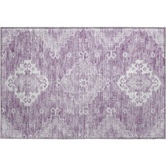 Premium Machine Washable Mayfield AMF847 Lavender 1'8" x 2'6" Rug