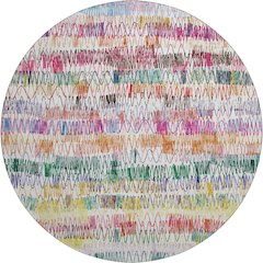 Premium Machine Washable Mayfield AMF850 Green 8' x 8' Round Rug