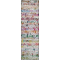 Premium Machine Washable Mayfield AMF850 Green 2'3" x 7'6" Runner Rug