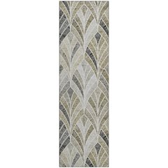 Premium Machine Washable Mayfield AMF851 Taupe 2'3" x 7'6" Runner Rug
