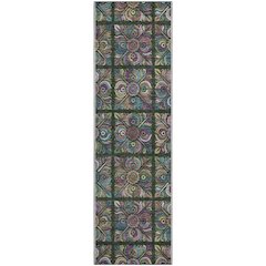Premium Machine Washable Mayfield AMF852 Fern 2'3" x 7'6" Runner Rug