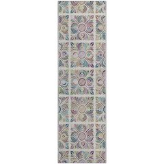 Premium Machine Washable Mayfield AMF852 Ivory 2'3" x 7'6" Runner Rug