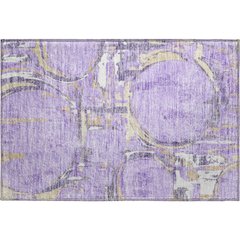 Premium Machine Washable Mayfield AMF855 Lavender 1'8" x 2'6" Rug