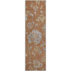Premium Machine Washable Mayfield AMF856 Paprika 2'3" x 7'6" Runner Rug