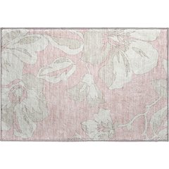 Premium Machine Washable Mayfield AMF857 Pink 1'8" x 2'6" Rug