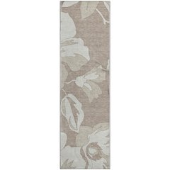 Premium Machine Washable Mayfield AMF857 Taupe 2'3" x 7'6" Runner Rug