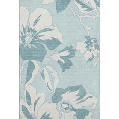 Premium Machine Washable Mayfield AMF857 Teal 2'6" x 3'10" Rug