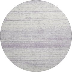 Premium Machine Washable Mayfield AMF859 Lavender 8' x 8' Round Rug