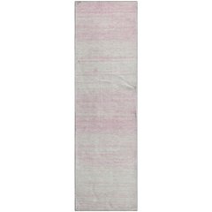 Premium Machine Washable Mayfield AMF859 Pink 2'3" x 7'6" Runner Rug