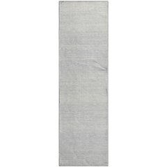 Premium Machine Washable Mayfield AMF859 Silver 2'3" x 7'6" Runner Rug