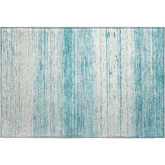 Premium Machine Washable Mayfield AMF859 Teal 1'8" x 2'6" Rug