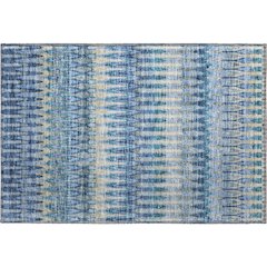 Premium Machine Washable Mayfield AMF860 Denim 1'8" x 2'6" Rug