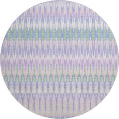 Premium Machine Washable Mayfield AMF860 Lavender 8' x 8' Round Rug
