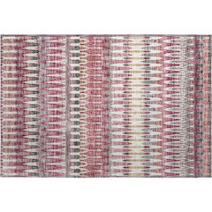 Premium Machine Washable Mayfield AMF860 Mauve 1'8" x 2'6" Rug