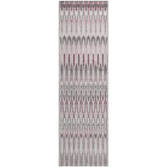 Premium Machine Washable Mayfield AMF860 Pink 2'3" x 7'6" Runner Rug