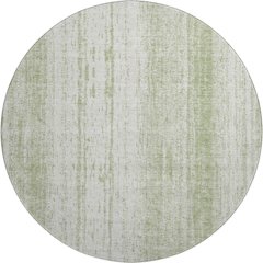 Premium Machine Washable Mayfield AMF861 Aloe 8' x 8' Round Rug