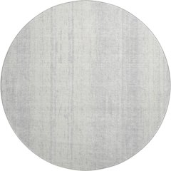 Premium Machine Washable Mayfield AMF861 Silver 8' x 8' Round Rug