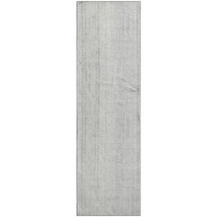 Premium Machine Washable Mayfield AMF861 Silver 2'3" x 7'6" Runner Rug