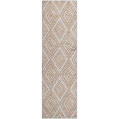Premium Machine Washable Mayfield AMF862 Peach 2'3" x 7'6" Runner Rug