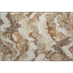 Premium Machine Washable Mayfield AMF865 Chocolate 1'8" x 2'6" Rug