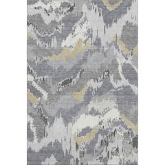 Premium Machine Washable Mayfield AMF865 Gray 2'6" x 3'10" Rug