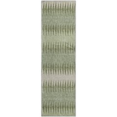 Premium Machine Washable Mayfield AMF867 Aloe 2'3" x 7'6" Runner Rug