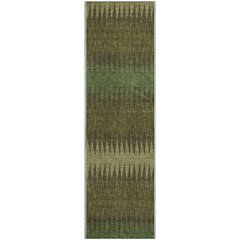 Premium Machine Washable Mayfield AMF867 Olive 2'3" x 7'6" Runner Rug