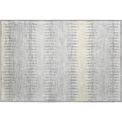 Premium Machine Washable Mayfield AMF867 Silver 1'8" x 2'6" Rug
