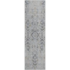 Premium Machine Washable Mayfield AMF868 Gray 2'3" x 7'6" Runner Rug